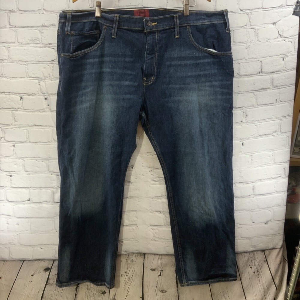 Foundry Blue Jeans Mens‎ Sz 46 x 29 Dark Wash